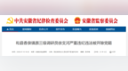 安徽一市副市长被查！