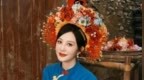 陶红解锁蟳埔簪花传统造型 温婉柔和 满是古典韵味