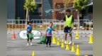 甘肃酒泉小勇士赛场展风采