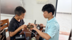 赣州职业技术学院“红电筑乡先锋队”走进大余县梅山村开展家电检修志愿服务