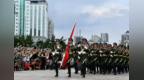 武警南昌支队执勤一大队官兵备战“八一”升旗仪式