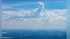 武汉上空现“棉花云”