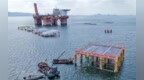 全球首个百千瓦级竹基海上光伏平台在烟台安装完成