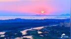 东平湖黄昏蓝调时刻 让宁谧治愈所有疲惫