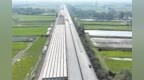 汉宜高速改扩建烂泥塘上筑路基