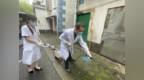 新明街道 | 积水退去消杀跟进，让居民生活“一键复位”