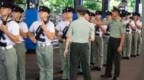 香港警察正式成立仪仗队，驻港部队到场指导