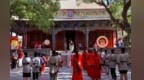 武威文庙尊师礼记：朱红殿宇间　少年书声朗