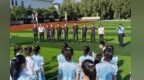 世界冠军走进甘肃校园　与小学生对拍分享“乒”搏故事