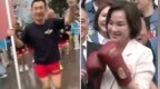 红短裤、大拳套，国民党台中和高雄市长参选人变装登记