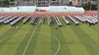 砺志笃行燃青春 强体铸魂向未来 信阳市第四高级中学2026级新生军政训练闭营仪式