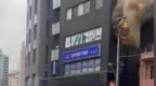 日本一电线杆发生爆炸造成区域停电，视频曝光