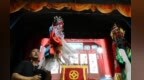 非遗木偶戏下乡　甘肃徽县古曲声声乐乡邻
