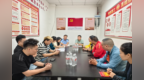 固始县网约配送行业党支部召开党员骑手亮身份暨座谈会