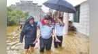 吉安公安奋战防汛抢险一线 风雨中筑起“藏蓝堤坝”