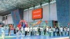 九江学院体育馆迎新现场（图）