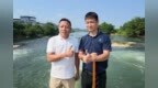 萍乡男子用一根8米鱼竿救下一条命 事后默默转身离开