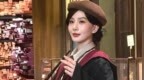 刘诗诗学院风穿搭优雅知性