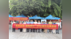 海南体彩走进三亚吉阳区港门社区  99公益日倡导安心购彩健康理念