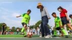 庐山市：校园足球热（图）
