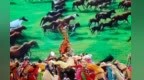 甘肃省运会闭幕　张掖接过会旗