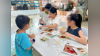 西乡街道富华社区开展“五谷绘中秋，童趣庆佳节”豆贴画手工活动