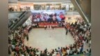 宁波市北仑区统一战线各界人士以“快闪”唱响爱国强音