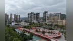 甘肃灵台：满城中国红　喜迎祖国华诞