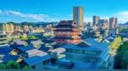 文昌阁重修亮灯，临安吴越里正式开街