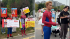 知名男星国庆帮忙发传单，当事人：他帮我发了数千份，非常感激