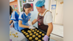 卢龙县小学生课堂自制中秋美味