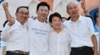 “秃子”“汉子”“燕子”展现大团结，韩国瑜首场辅选献给江启臣