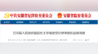 安徽一副县长，被查！涉嫌严重违纪违法