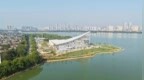 南昌市图书馆新馆显真容 目前正进行室内装修、绿化等施工