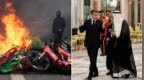 法国爆发最严重骚乱之际，马克龙出访中东