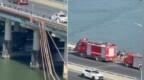 “钓鱼者踩断大桥管道落水”，1人已无生命体征，官方通报