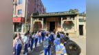 跟着壁画去寻美，古祠文脉润童心——宝城小学走进西乡乐群郑氏宗祠开展研学实践