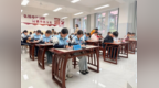 宁晋县李家营中心小学开展硬笔书法比赛