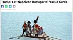 特朗普：不管是中国还是拿破仑去帮库尔德 我都不在乎