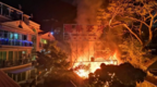 香港一酒店起火并一度传出爆炸声，消防认为起火原因可疑