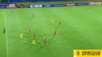 GIF-杨立瑜<em>1v1</em>韩国后卫，遗憾射门被没收