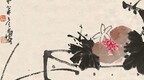 潘天寿写兰：构图奇险