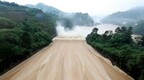 广西柳州最大中型水库开闸第二次泄洪