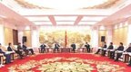 张广勇与复星国际执行总裁潘东辉举行工作会谈