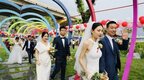 婚事新办简办 50对情侣情定橄榄城