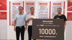 江苏宿迁一教师跳桥救人 万元奖金转赠山区学生