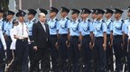 首次！中联办主任检阅香港警察结业会操