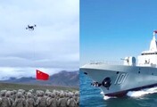直击庆祝解放军建军98周年：南昌舰官兵敬礼，雪域高原无人机升旗