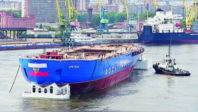 俄媒：俄最新柴电驱动破冰船将列装俄太平洋舰队