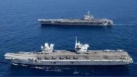 目标直指福建舰？英美双航母汇聚帝汶海，055还是去得太少了